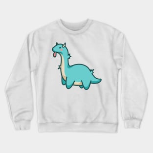 Cute dino, Wild Long Neck, Dinosaurus. Crewneck Sweatshirt